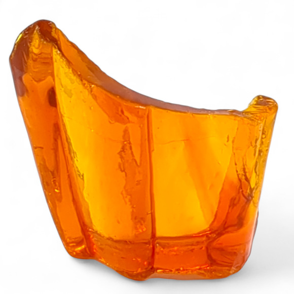 Ruby Amberina Art Glass Cullet Glowing Uranium Slag Glass #4GS86 - Picture 2 of 7